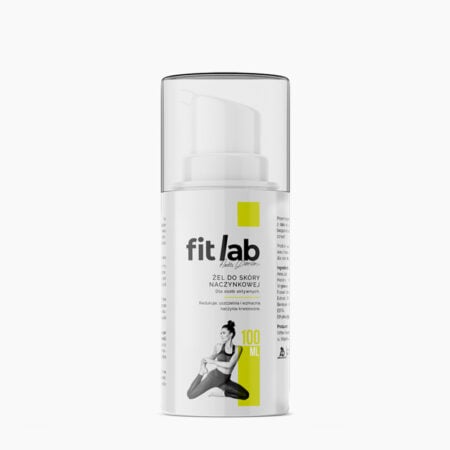 FitLab Żel do Skóry Naczynkowej 100 ml - redukujący "pajączki" żel uszczelniający naczynka