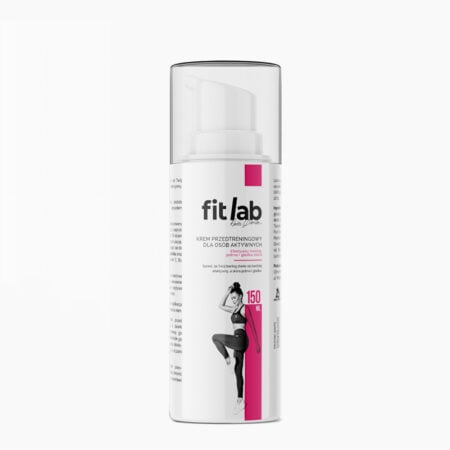 FitLab Krem Antycellulitowy (dawniej: Przedtreningowy) 150 ml - ujędrniający krem wspomagający spalanie tkanki tłuszczowej