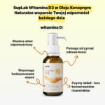 SupLab Witamina D3 w Oleju Konopnym - obrazek 2